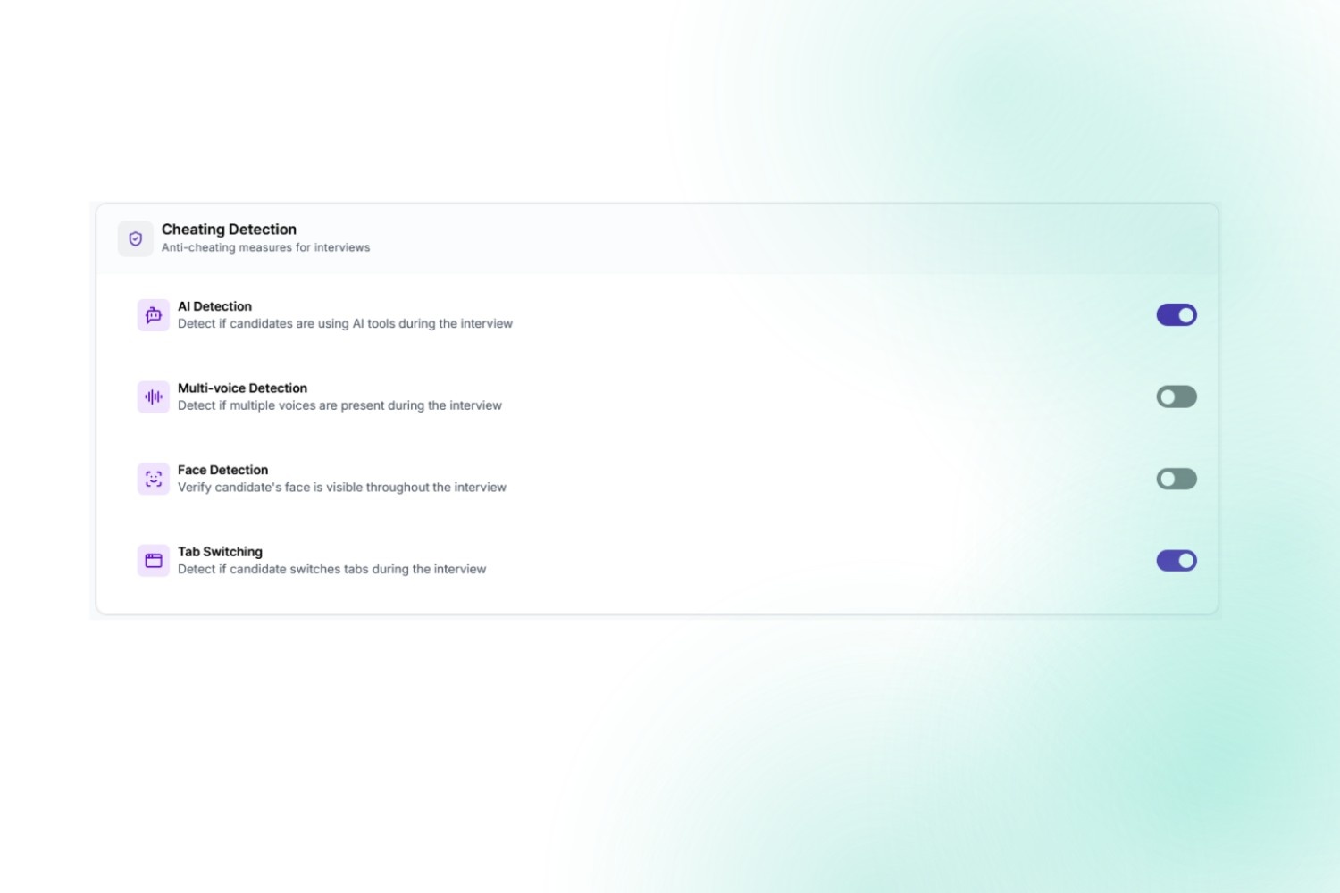 Intelligent Interview Proctoring