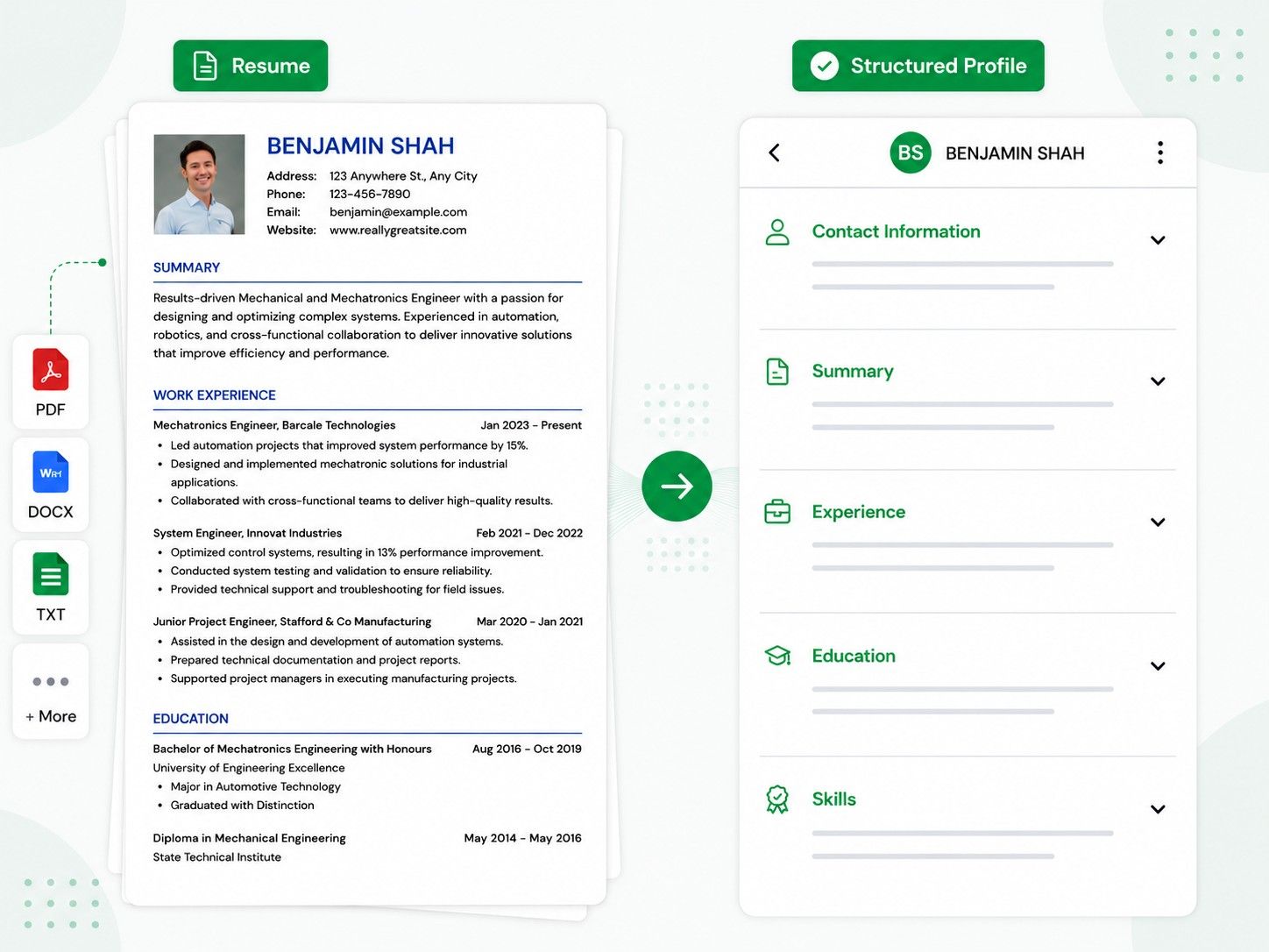 Automated Resume Parsing
